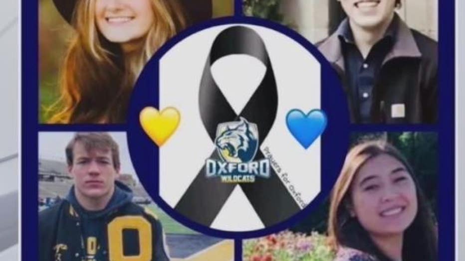 Detroit Lions honor Oxford High School victims both on and off the