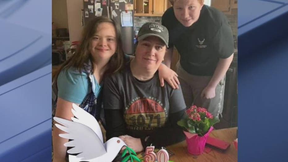Kathleen and her family.