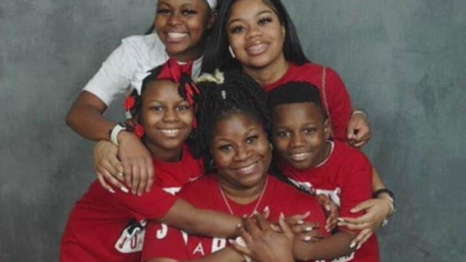 Robyn Anthony and her family.