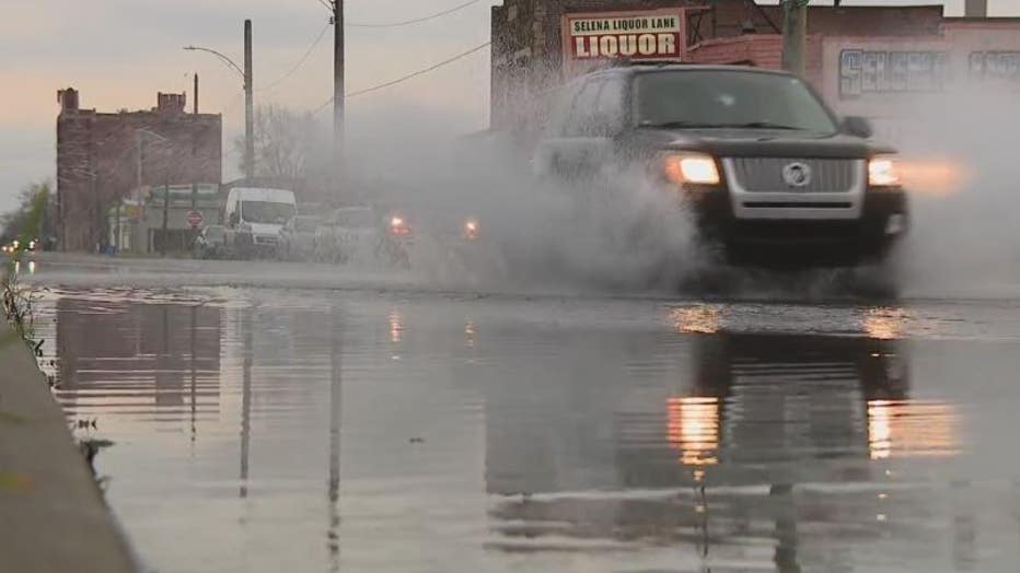 Water pipe break from 1916 causes flooded streets lasting over a week in Detroit - FOX 2 Detroit
