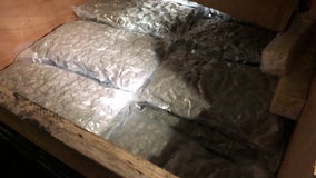 Over 2,000 pounds of pot found hidden in 15 crates at Canada-US Border