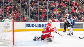 Connor Hellebuyck stops 33 shots, Jets beat Red Wings 3-0