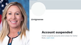 Twitter suspends verified account belonging to Georgia congresswoman Marjorie Taylor Greene