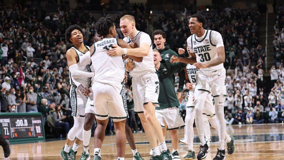 No. 10 Michigan State beats Minnesota 71-69 on Hauser's shot