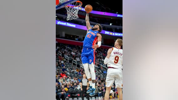 Bey, Cunningham key Pistons' rally in 115-105 win over Cavs