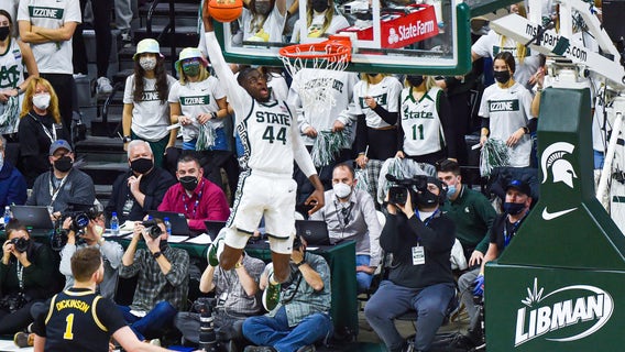 No. 10 Michigan State tops rival Michigan 83-67