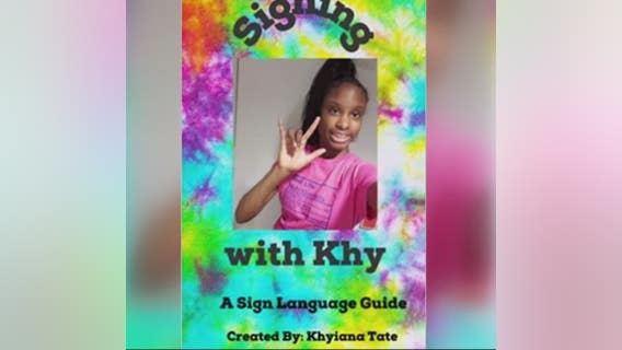 Inspired by lack of representation, deaf teen publishes her own American Sign Language book