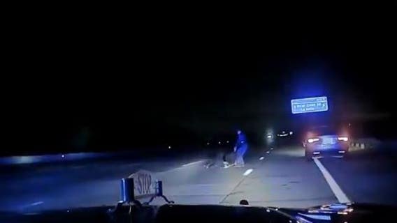Michigan State Police save life of man who laid down on freeway