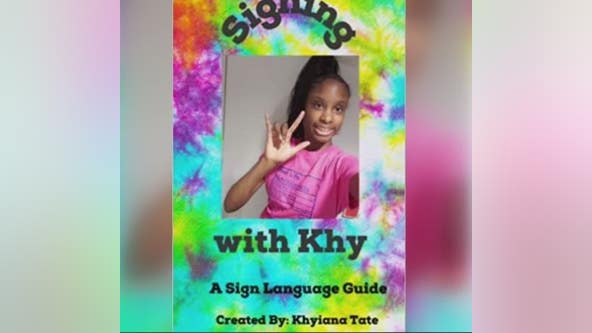 Black hearing impaired teen publishes her own American Sign Language book