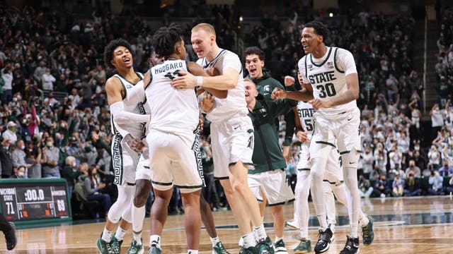 No. 10 Michigan State beats Minnesota 71-69 on Hauser's shot