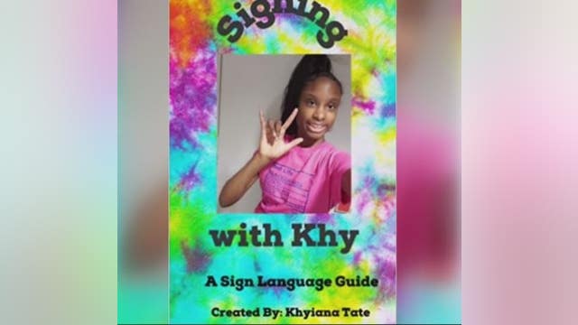 Inspired by lack of representation, deaf teen publishes her own American Sign Language book