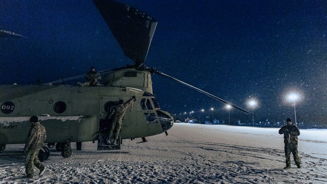 US, Latvia military troops gear up for Northern Michigan 'Winter Strike' training