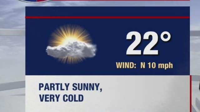 Cold blast moves in and stays