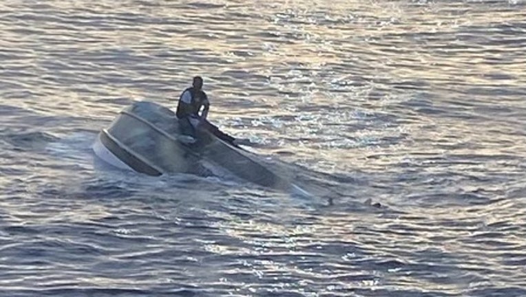 coast guard capsized rescue