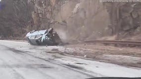 Shocking video shows NJ vehicle veer off road, flip over in road-rage incident