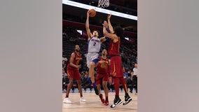 Cunningham's late free throws lead Pistons over Cavaliers