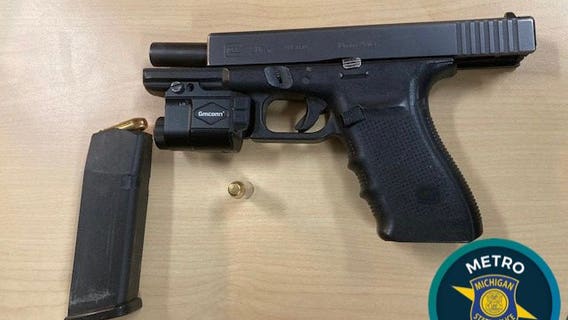 Man arrested after flashing gun in Lodge Freeway road rage incident