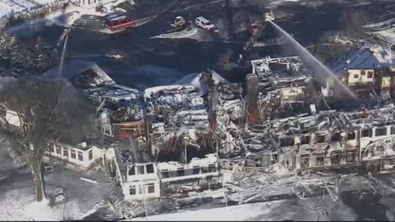 Daylight reveals extent of Oakland Hills Country Club fire damage; cause is unknown