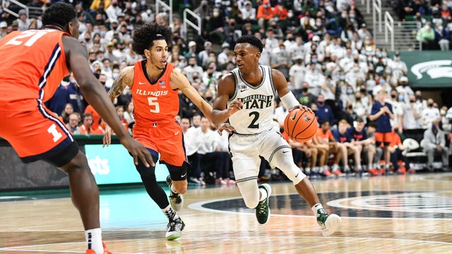 Cockburn leads No. 12 Illinois past slumping No. 19 Spartans