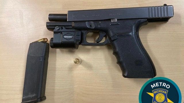 Man arrested after flashing gun in Lodge Freeway road rage incident