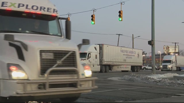 Ambassador Bridge woes stretch into third day, creating heavy traffic at Michigan's Blue Water Bridge