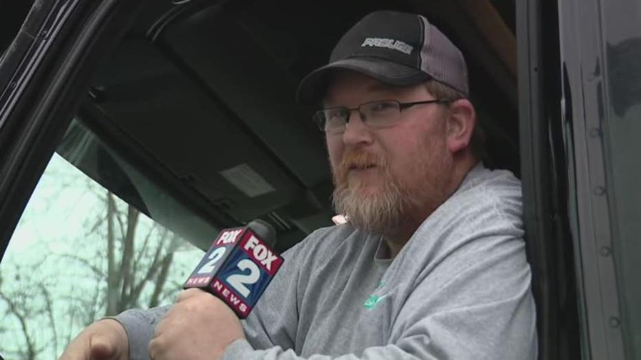 Canadian trucker Seth Allen understands the Covid restriction frustration but says the protest is making it harder for everyone.