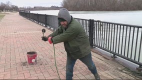 Magnet fishermen find handcuffs, firearms, and bottle caps in Detroit River