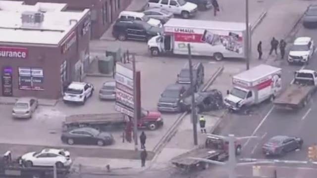 6-car crash on Detroit's east side injures 4 senior citizens