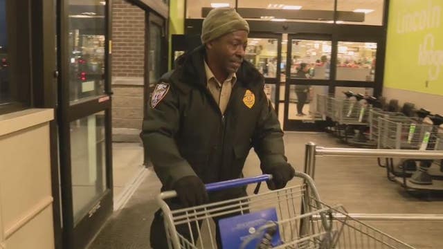 Beloved Lincoln Park security guard walks 5 miles to work every day, and greets customers with a smile