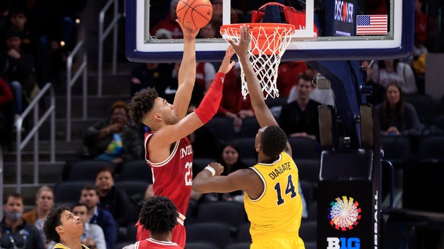 Indiana closes on 31-9 run, rallies past Michigan 74-69