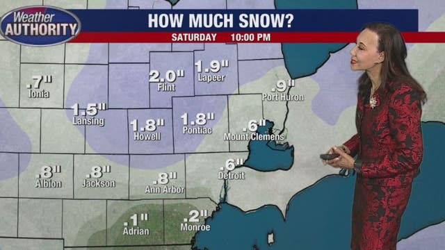 Snow (just a little) expected for Saturday