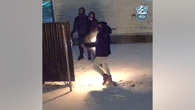 Arson suspects sought by police for setting building fire on Meyers