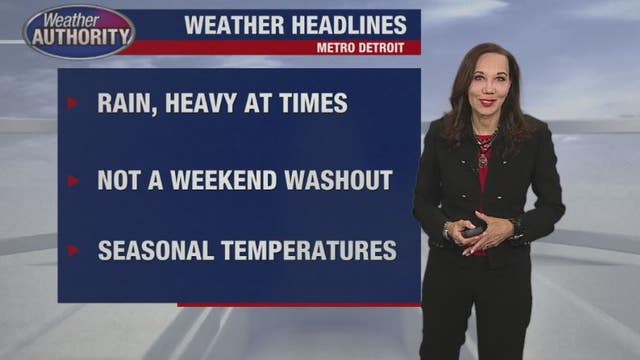Rain persists for Saturday but clears up Sunday