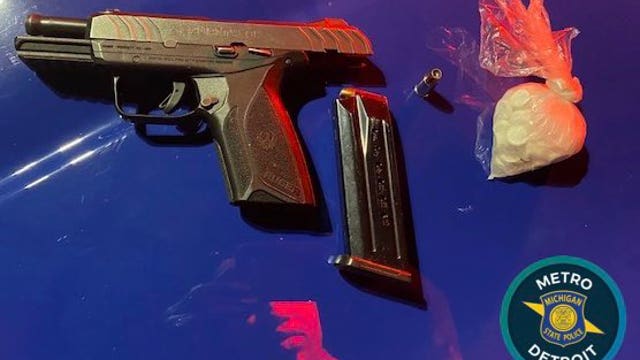 Police find stolen gun in passenger's underwear after texting and driving stop in Detroit