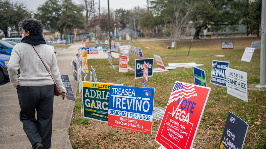 Texans Vote Early Ahead Of Tuesday's Primary Election