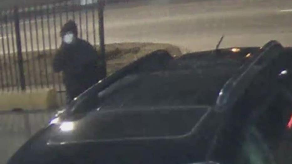 Still photo of a murder suspect wanted for killing a woman at the MNM Motel on Detroit's east side.