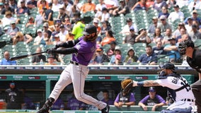 Grichuk, Blackmon lead Rockies to 6-2 win over Tigers