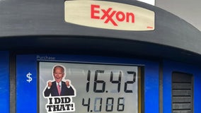 Pennsylvania man arrested, accused of slapping Biden 'I Did That' stickers on gas pumps
