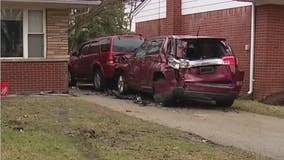 Speeding hit and run driver crashes into couple's parked SUVs in Roseville driveway