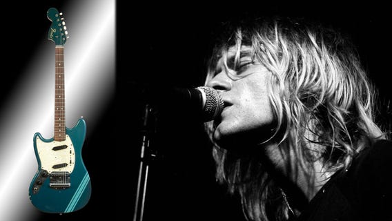 Kurt Cobain's Fender guitar in 'Smells Like Teen Spirit' video could get $800K at auction