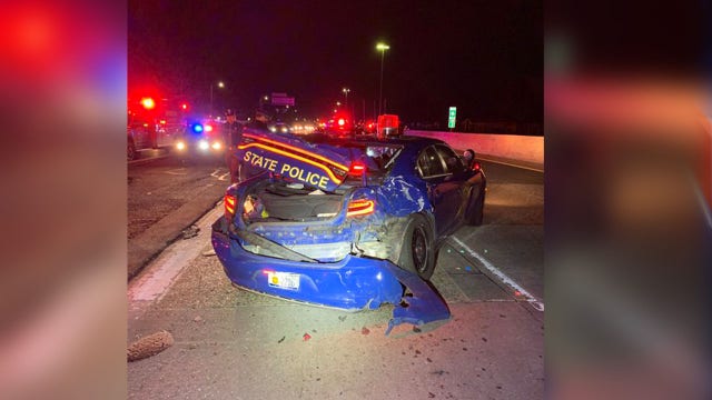 2 Michigan State troopers struck by suspected drunk driver during traffic stop