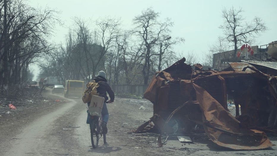 Destruction in Mariupol