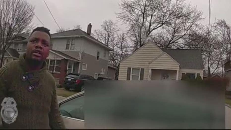 Footage of Patrick Lyoya during the traffic stop that ended with him being fatally shot by a Grand Rapids police officer.