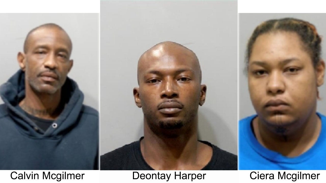 Three charged with killing woman, putting body in trunk, setting it on ...