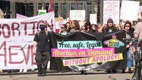 Reproductive rights group rallies in defense of Roe v. Wade in Detroit on Saturday