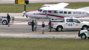 Passenger with no experience lands small plane in Florida after pilot has medical emergency