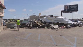 Nearly all power restored to Gaylord after deadly tornado