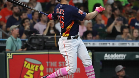 Grand slam by Diaz vs. Tigers helps Astros to 7-0 homestand