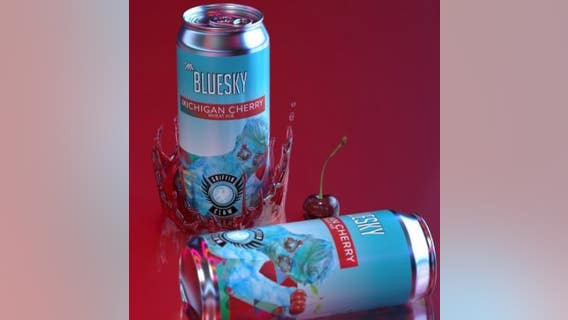 Griffin Claw releases Michigan Cherry version of Mr. BlueSky beer