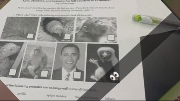 Assignment compares Obama to monkey, man accused of keeping girlfriend's body, missing man found dead in trash